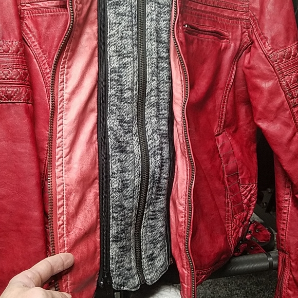 BKE Hooded Moto style jacket - Picture 4 of 7